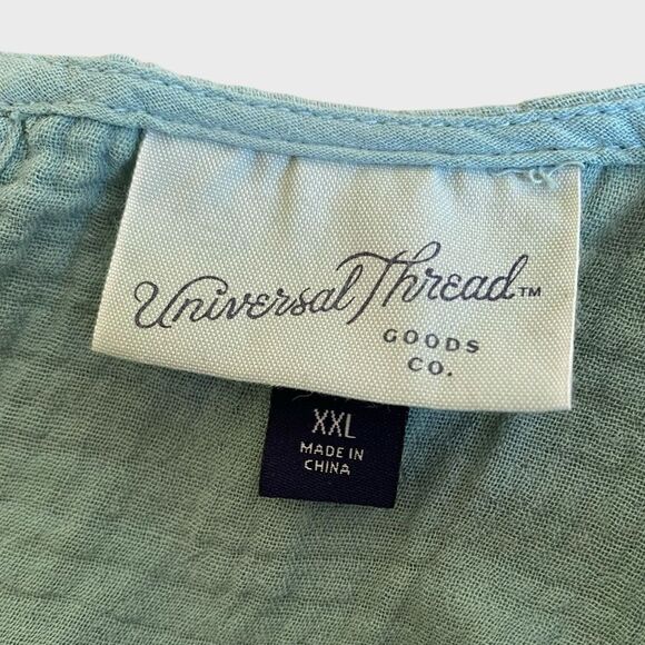 Universal Thread Tie-Dye Long Sleeve Tiered Dress Women's Size XXL Boho Artsy - Picture 15 of 16